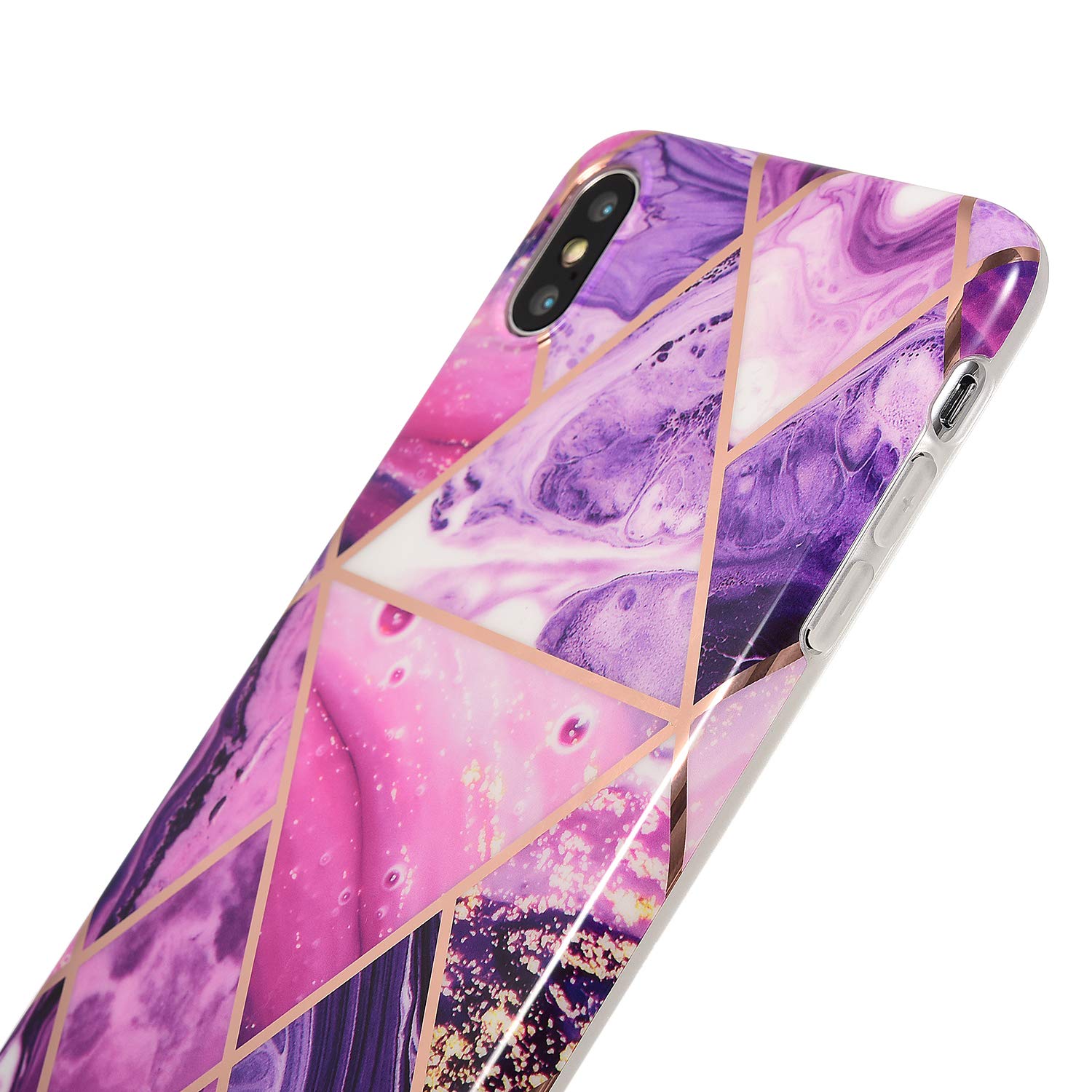 iPhone XS MAX Case Shockproof Tough Marble Soft Cover for Apple