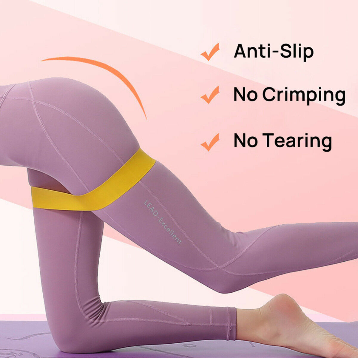 5PCS Resistance Bands Power Heavy Strength Exercise Fitness Gym Crossfit Yoga