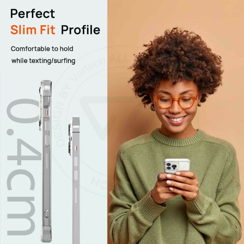 VERTECH Clear Case For iPhone 13 Pro Max Mini Heavy Duty Shockproof Slim Cover