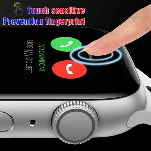 2X Fr Apple Watch 7 6 5 45/41 44/40 Glass Full Cover Case Matte Screen Protector