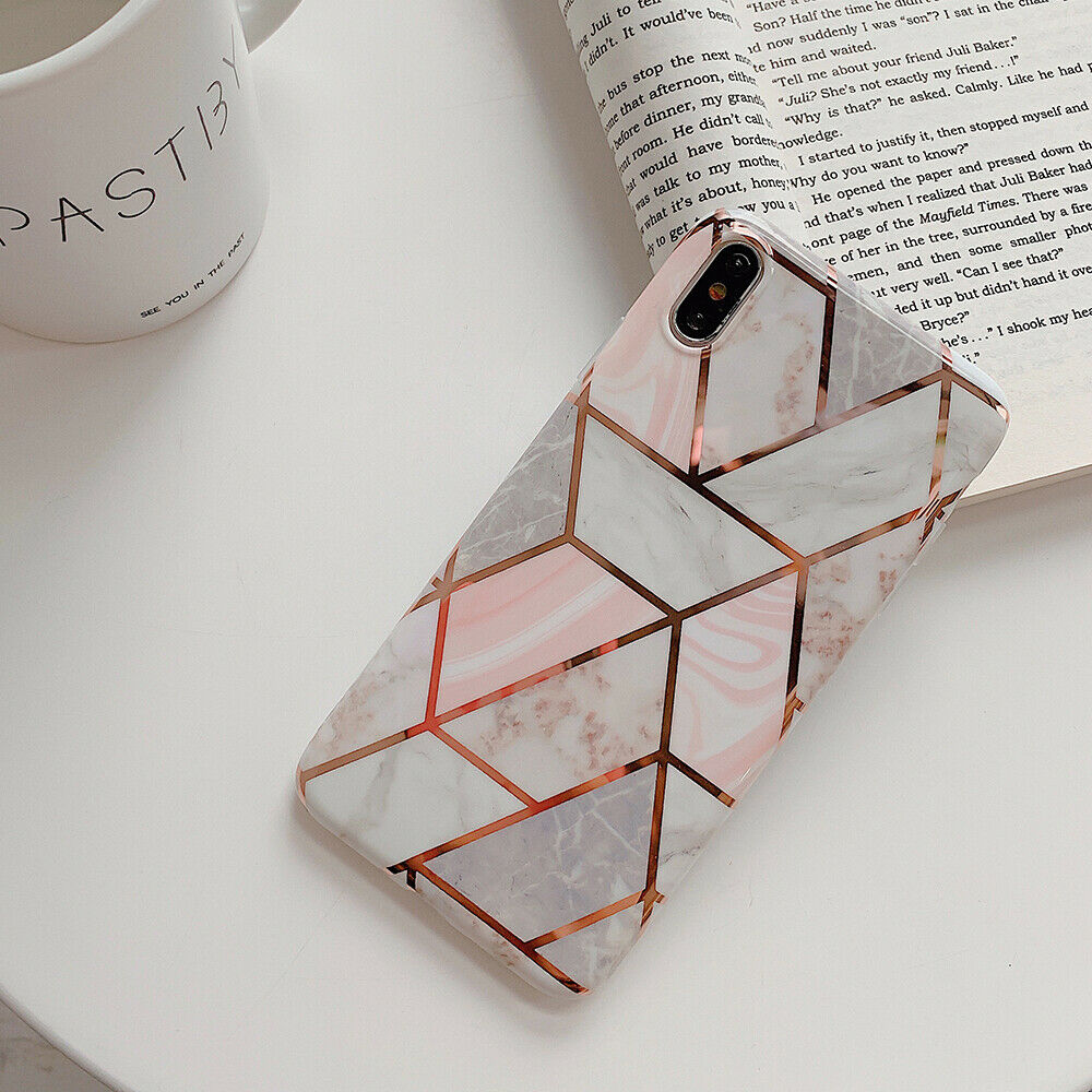 iPhone XS MAX Case Shockproof Tough Marble Soft Cover for Apple