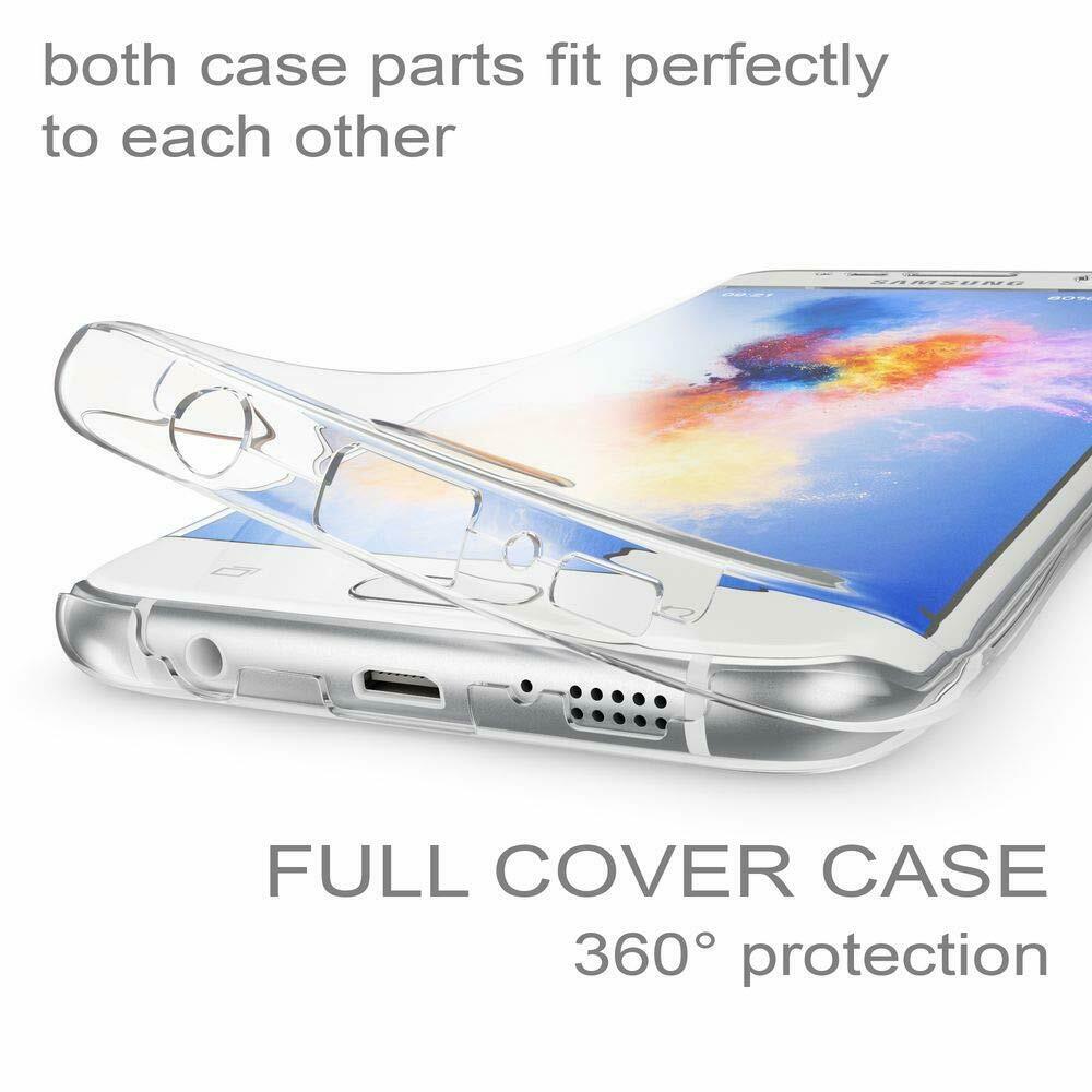 Samsung Galaxy A50 Case 360°Shockproof Full Soft Clear Silicone Cover