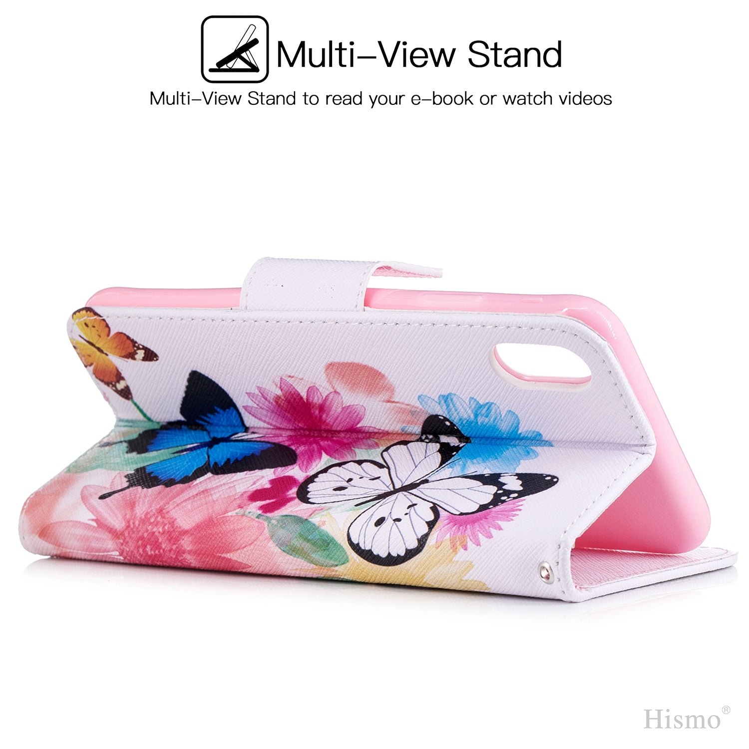 Samsung Galaxy A50 Wallet Leather Case Flip Magnetic Card Slot Cover-Beautiful Butterfiy