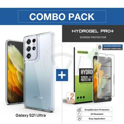 For Galaxy S21 FE Case Heavy Duty Shockproof Clear Cover