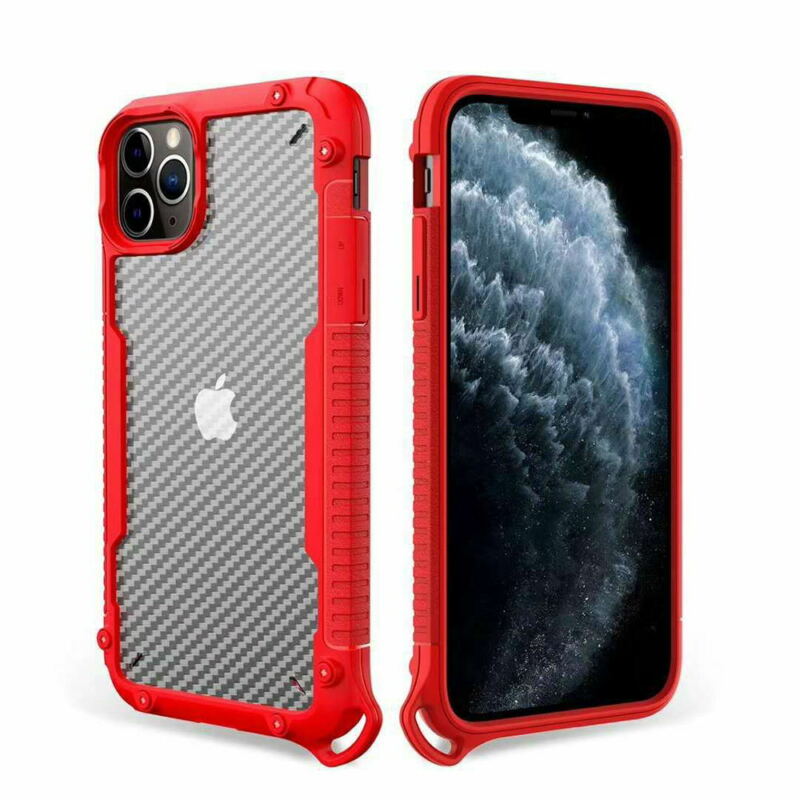 For iPhone 12 Mini 5.4" Case Heavy Duty Shockproof Clear Slim Cover+Free Screen Protector