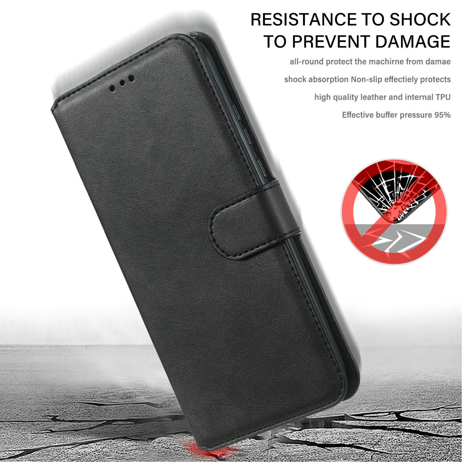 For LG  V30  Luxury Wallet Leather Case Card Slots Cover