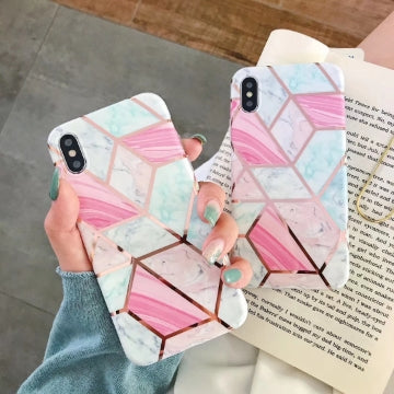 iPhone XS MAX Case Shockproof Tough Marble Soft Cover for Apple