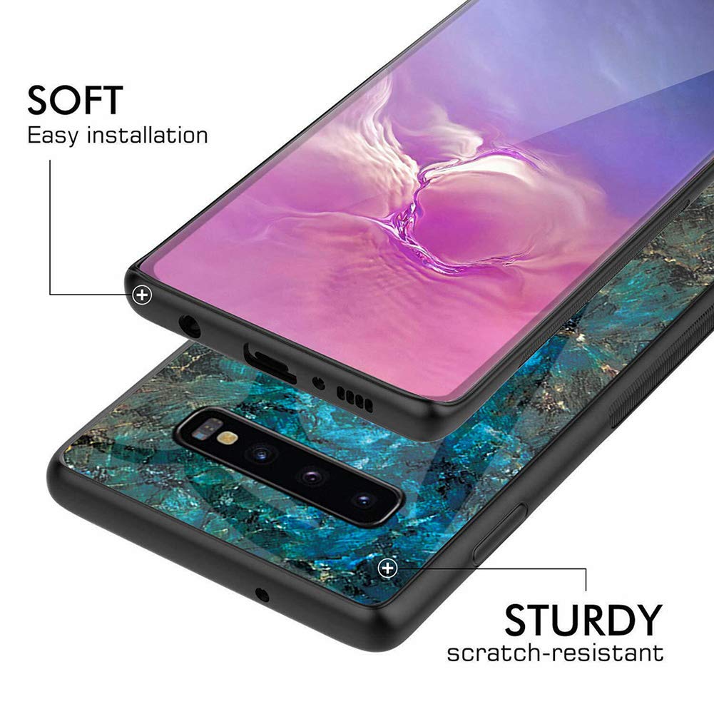 Samsung Galaxy S9 Plus Case Glass Heavy Duty Shockproof Slim Cover