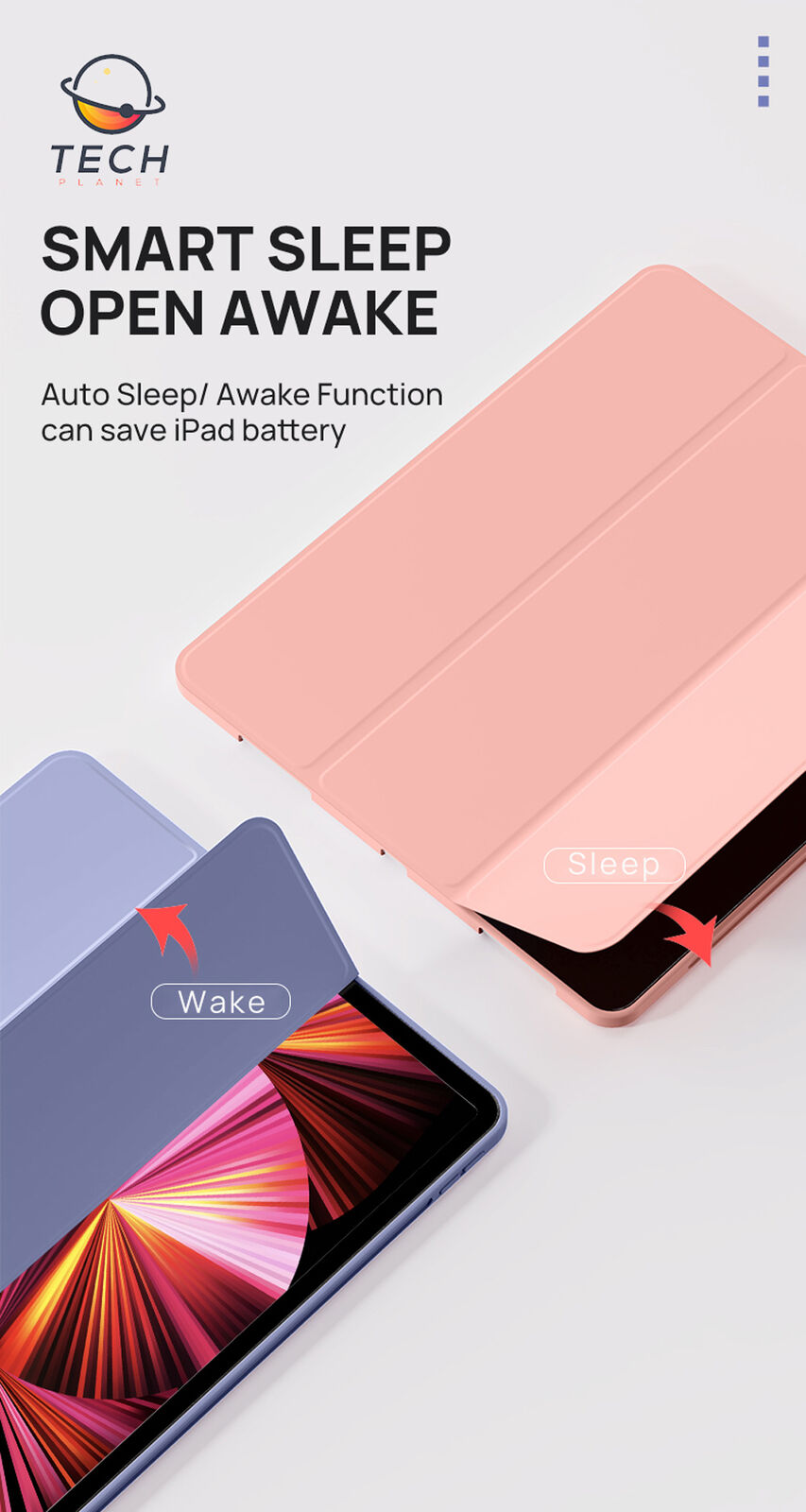 iPad Pro 2021 11 Inch  Leather Case Cover Pencil Charging