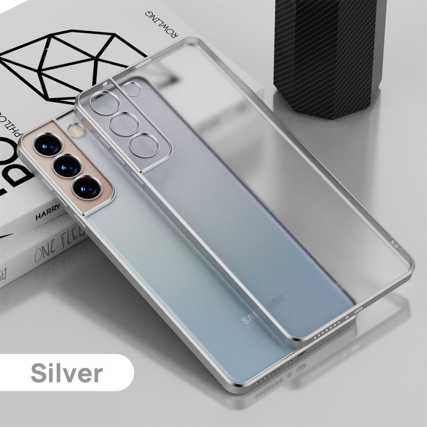 MAXSHIELD For Galaxy S22 /Plus 5G Case Clear Matte Slim Shockproof Cover