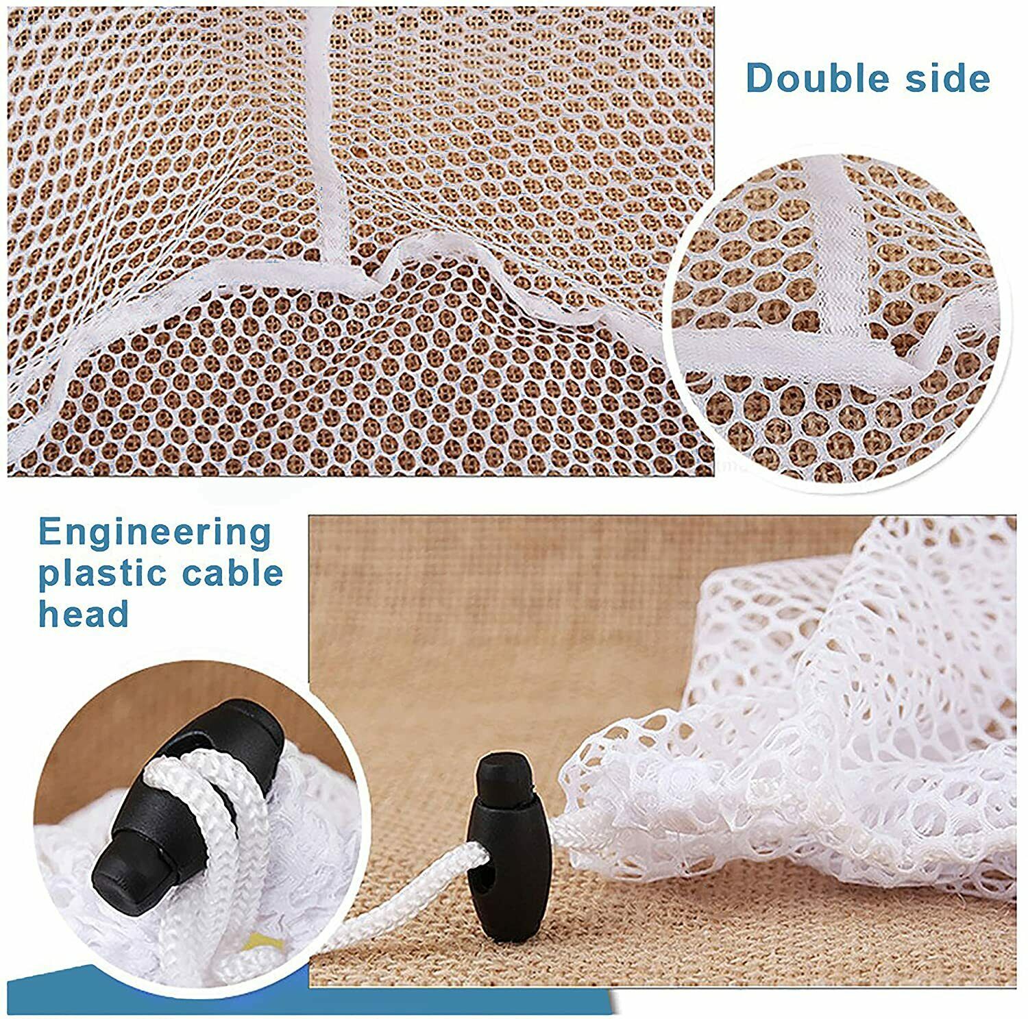 2/4 PCS Delicates Wash Bag Laundry Lingerie Bra Washing Pack Set Clothes Case