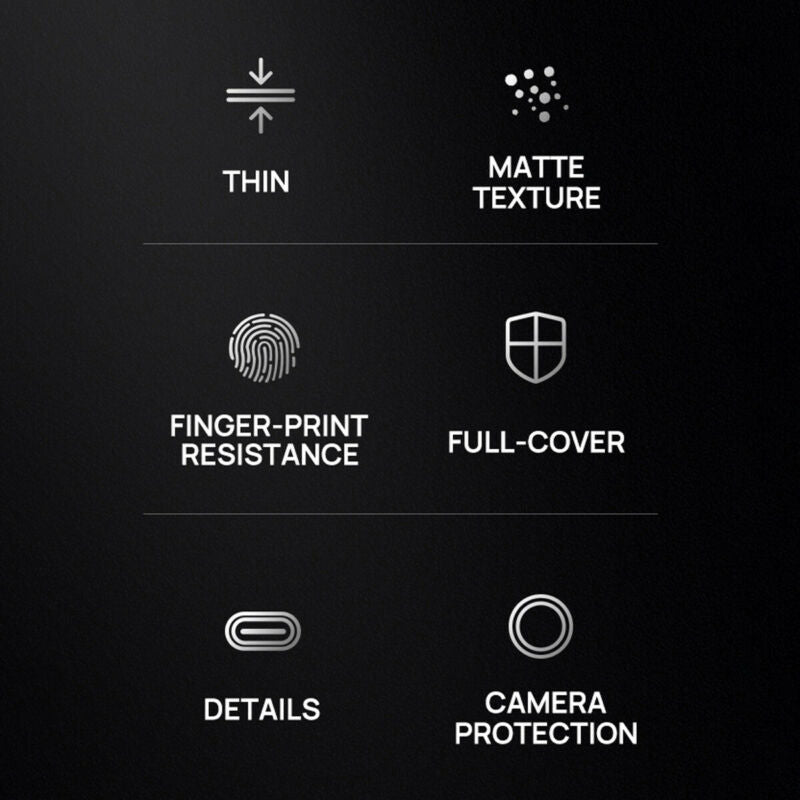 Fr iPhone 13 Pro Max Matte Clear Case Cover Thin Slim Shockproof ScreenProtector