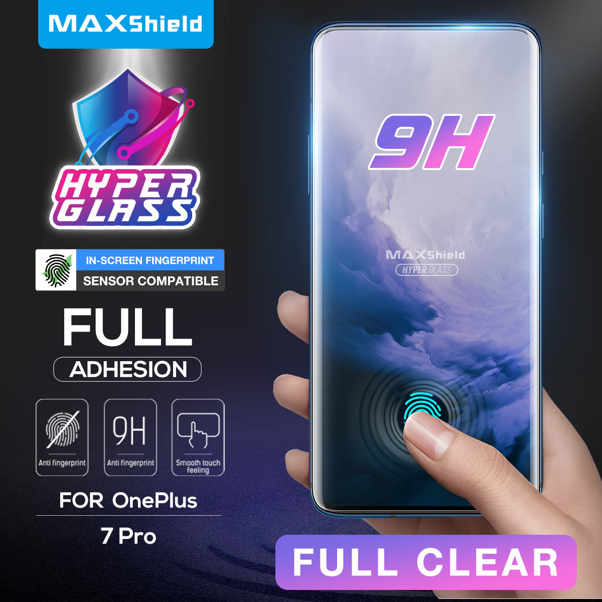 Oneplus 7 Pro Case Friendly Tempered Glass Screen Protector