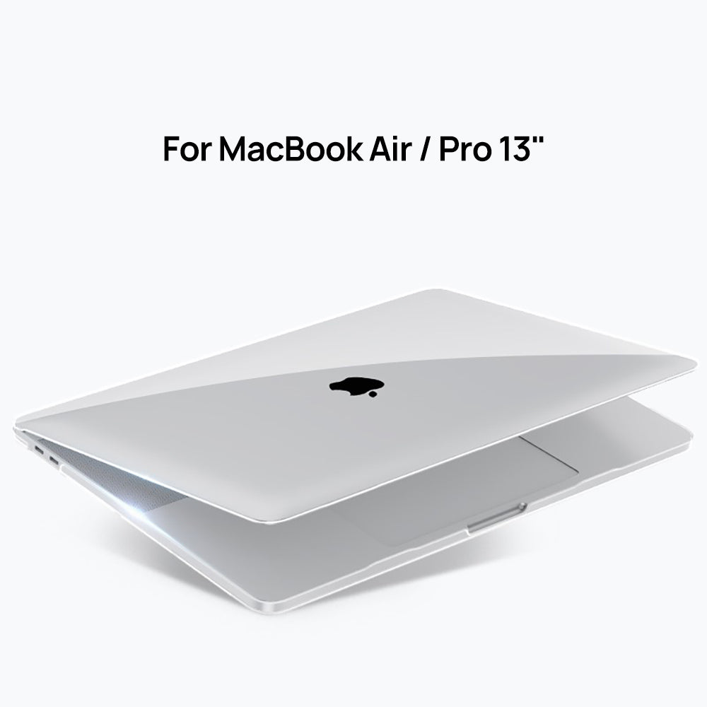 For Macbook Air Pro Case Clear Hard Shell Glossy Crystal Cover M1 13 14 16"