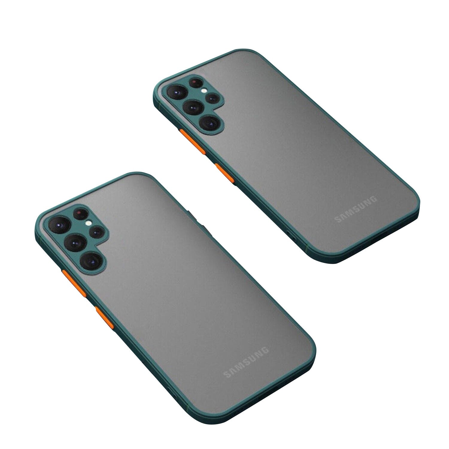 For Samsung S23 Ultra Plus A73 A53 A22 A13 4g 5g Case Shockproof Armor Matte Bumper Back Cover