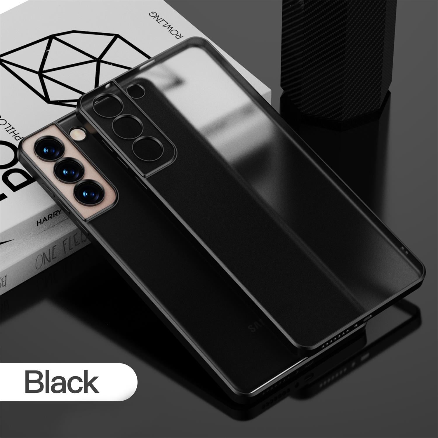 MAXSHIELD For Galaxy S22 /Plus 5G Case Clear Matte Slim Shockproof Cover