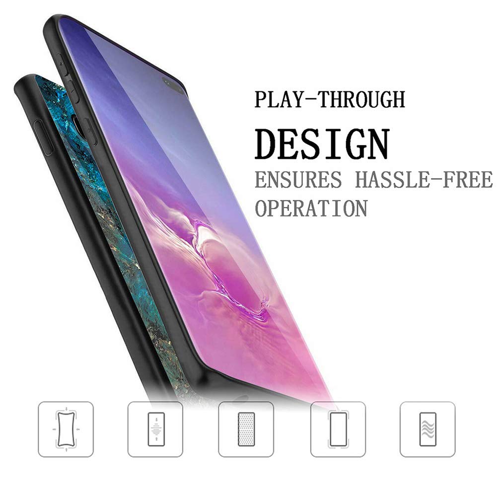 Samsung Galaxy S10 Case Glass Heavy Duty Shockproof Slim Cover