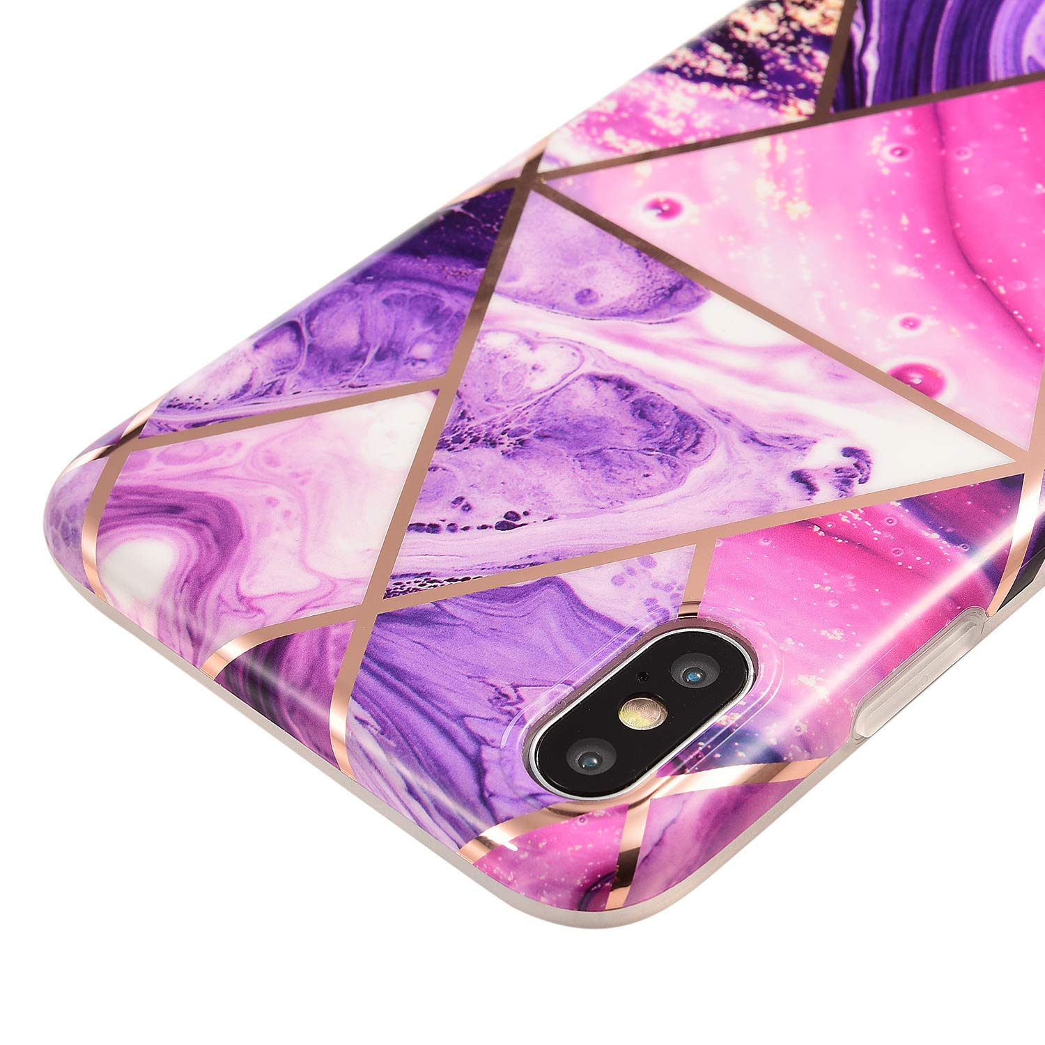 iPhone XS Case Shockproof Tough Marble Soft Cover for Apple