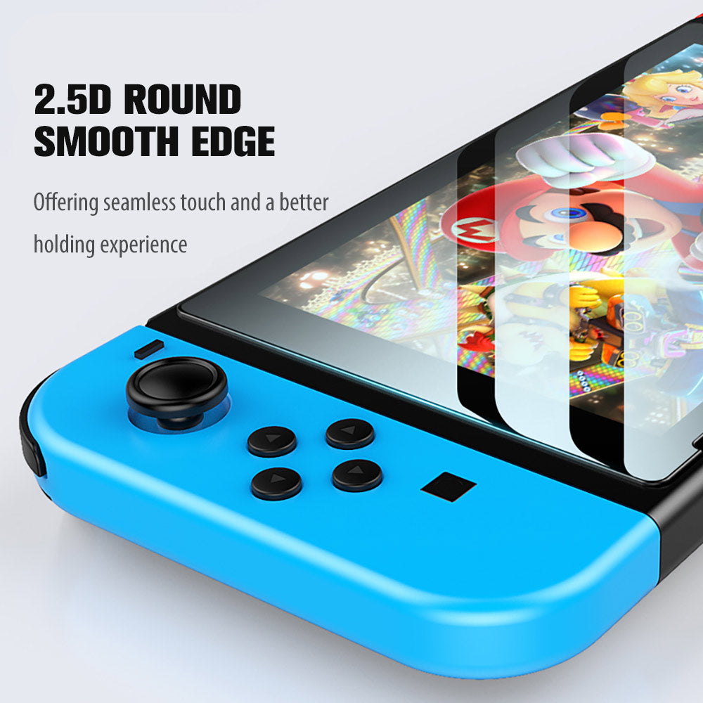 For Nintendo Switch/Lite Screen Protector MAXSHIELD 9H Full Cover Tempered Glass