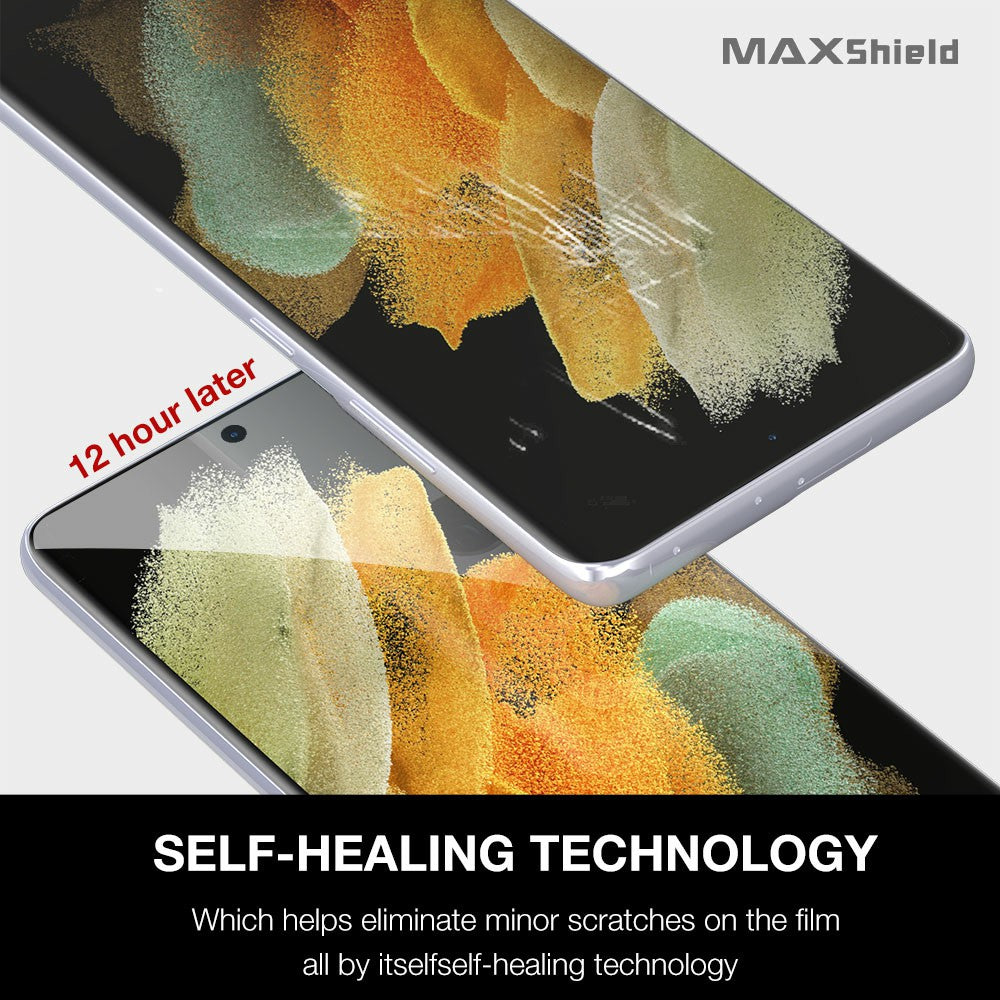 For Galaxy S21 Ultra HYDROGEL Crystal Case Friendly Film Screen Protector