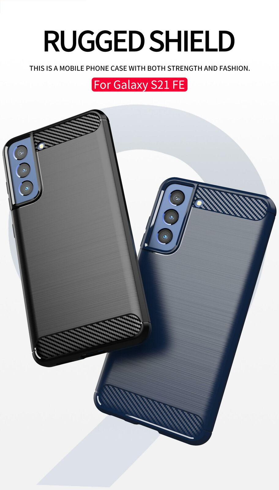 For Samsung Galaxy S21 FE 5G Case Shockproof Rugged Armor Slim Clear Case Cover