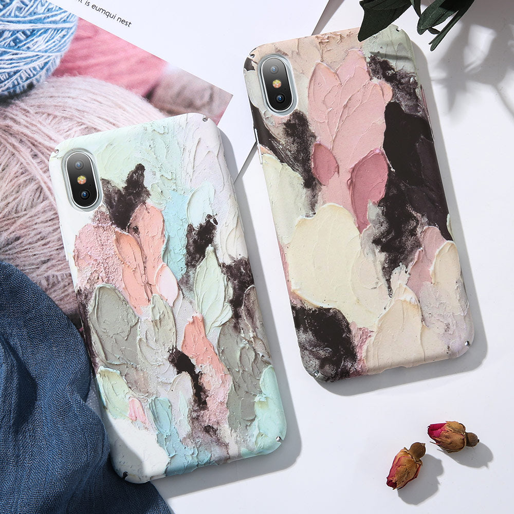 iPhone XS Case Pattern Shockproof Thin Soft Silicone Tough Cover