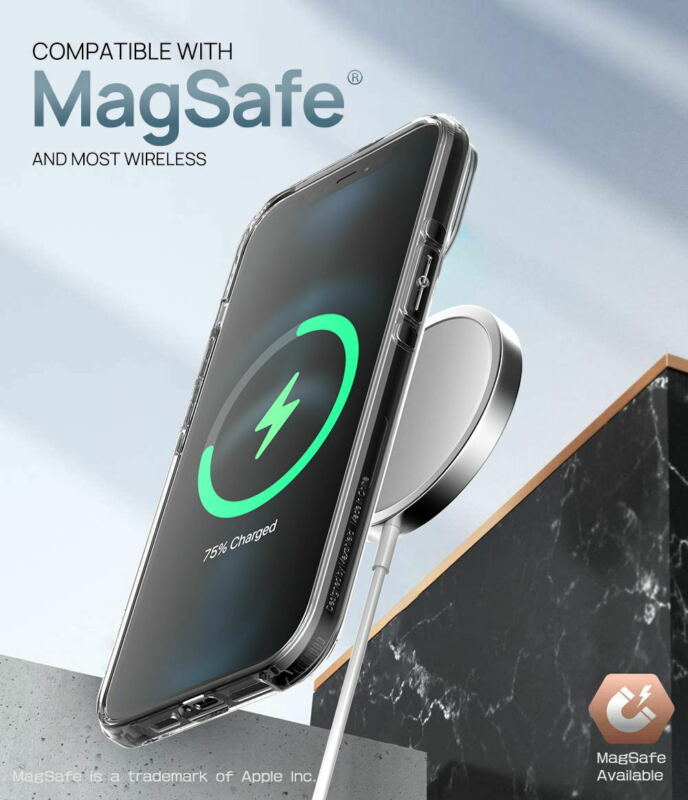 For iPhone 12 X/XS XR 7 8 Plus Clear Mag Safe Magnetic Case Slim Bumper Shockproof Cover