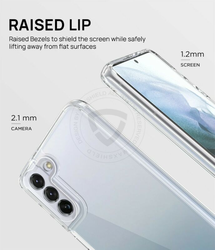 MAXSHIELD For Galaxy S21 Plus Case Heavy Duty Shockproof Clear Slim Cover