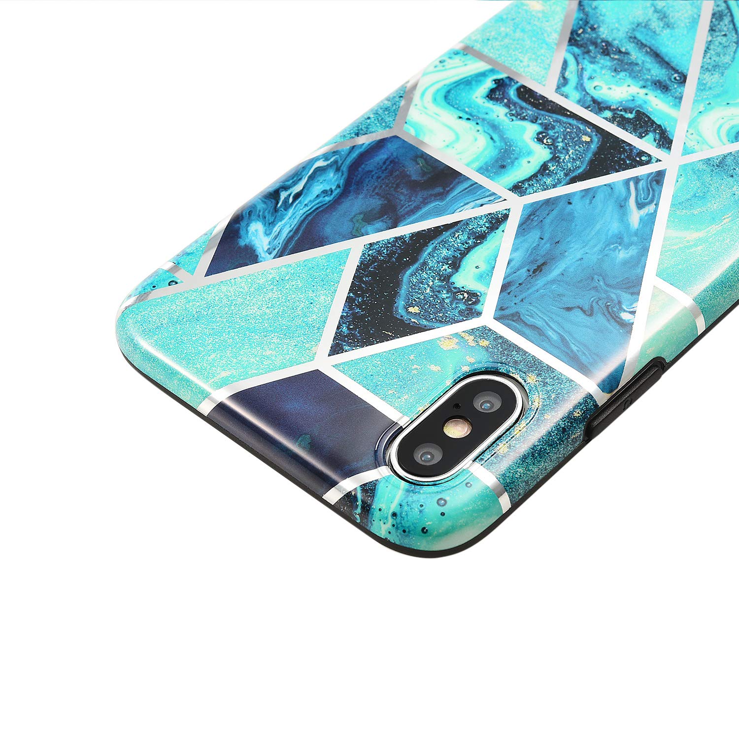 iPhone XS MAX Case Shockproof Tough Marble Soft Cover for Apple