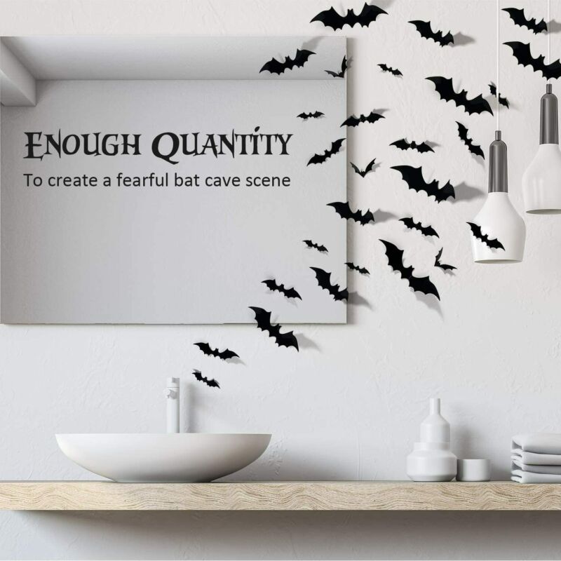 Halloween Bat Decoration Decoration Haunted StickerIndoor Party Supplies House