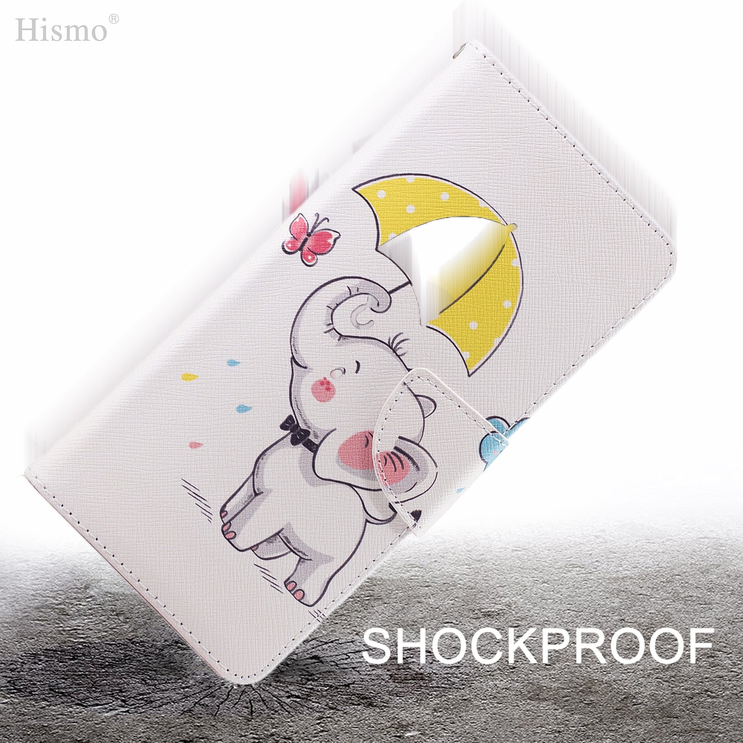 Samsung Galaxy A50 Wallet Leather Case Flip Magnetic Card Slot Cover-Elephant