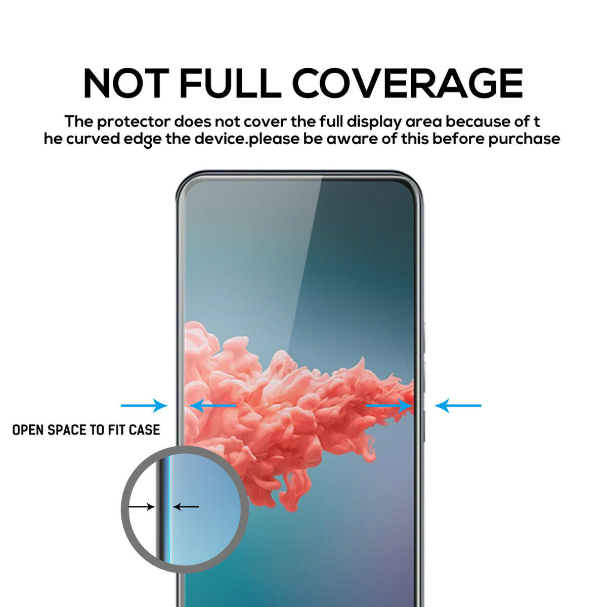 For ZTE Axon 20 5G Full Coverage MAXSHIELD 9H Tempered Glass Screen Protector