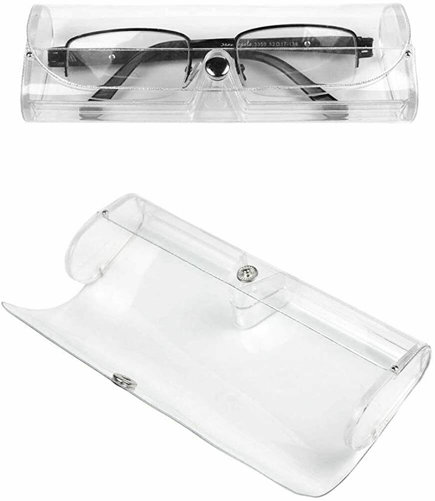 Sunglasses Hard Case Portable Reading Glasses Protector Zipper Eyeglass Shell