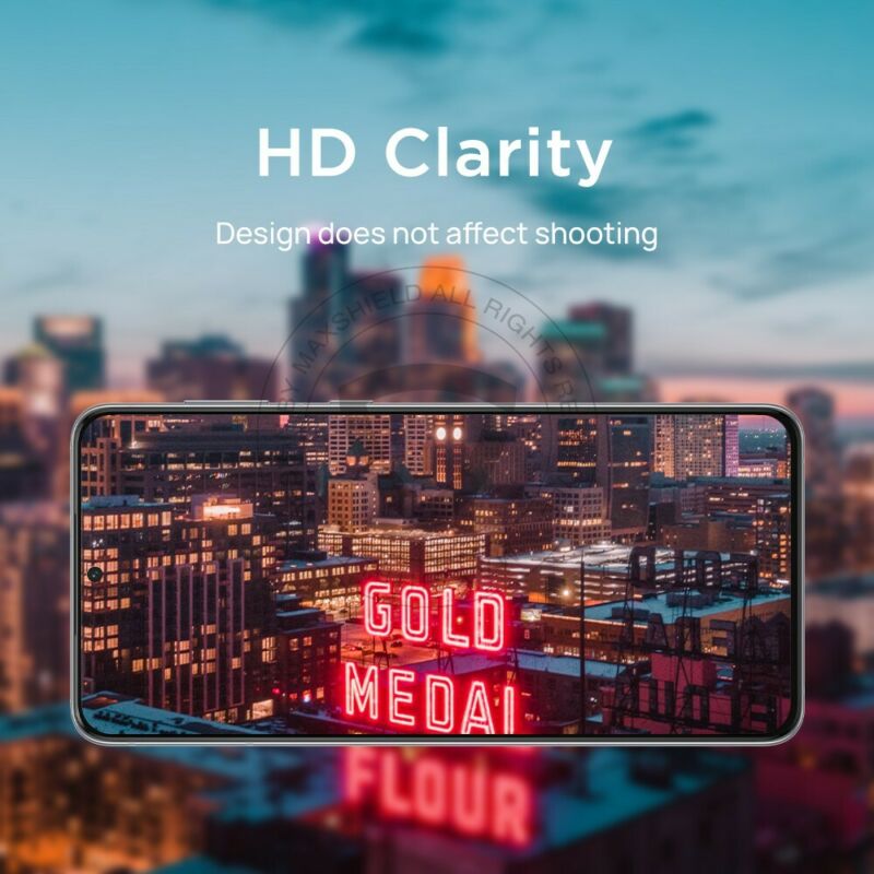 MAXSHIELD For Galaxy S21 Camera Lens Tempered Glass Screen Protector