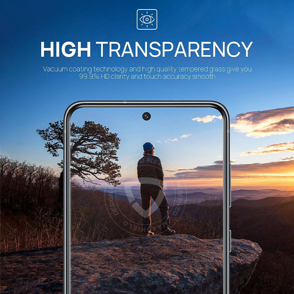 2 Pack For Galaxy S21 FE 5G Tempered Glass Screen Protector+Camera Lens Protector