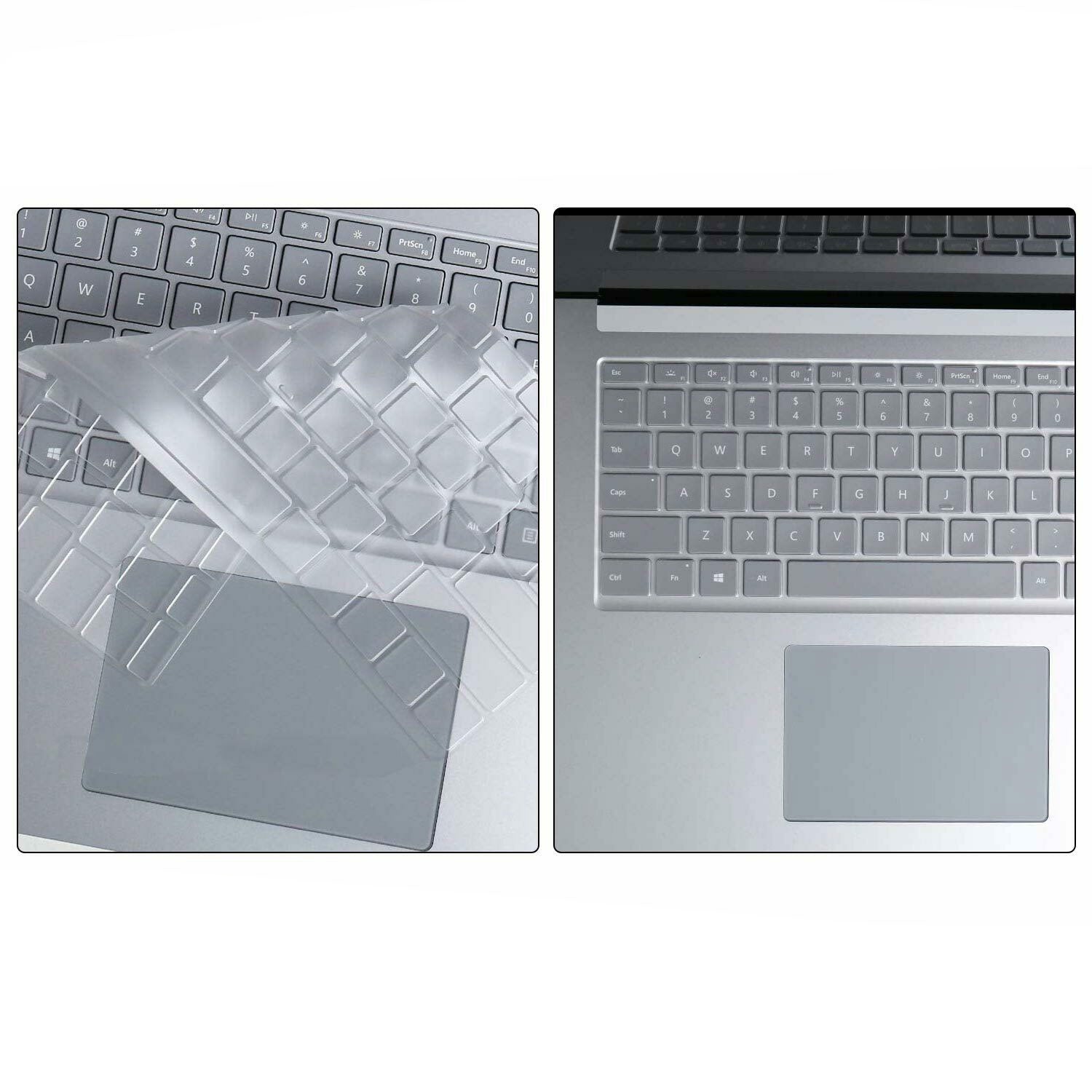For Microsoft Surface Laptop 4 Soft Clear Keyboard Protector Case Cover