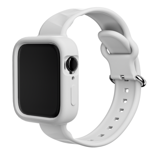 For Apple Watch iWatch Series SE 6 5 4 3 38/42mm Silicone Strap Case Cover Band