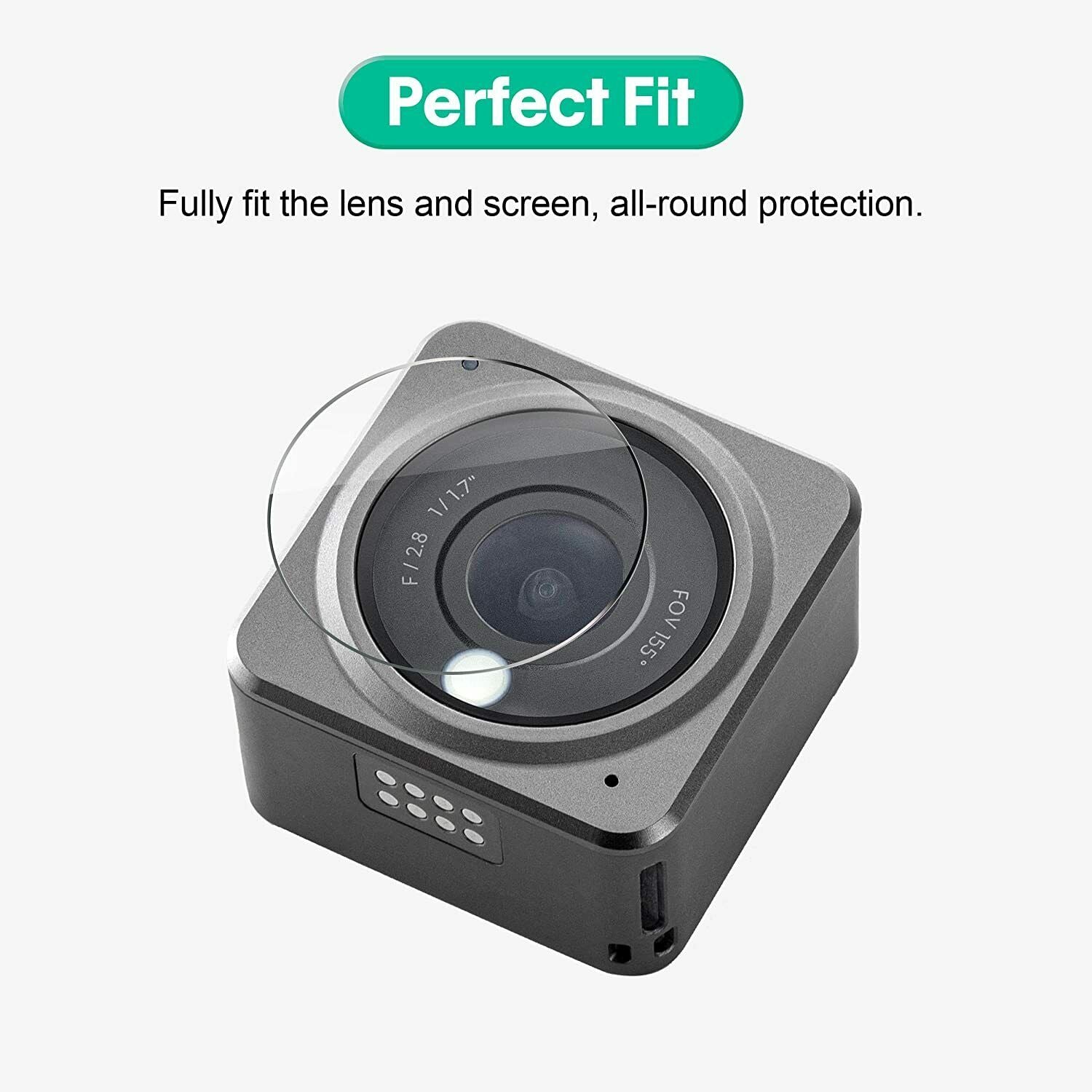 Tempered Glasses Screen Protector for DJI Action 2 Power Dual-Screen Combo Film