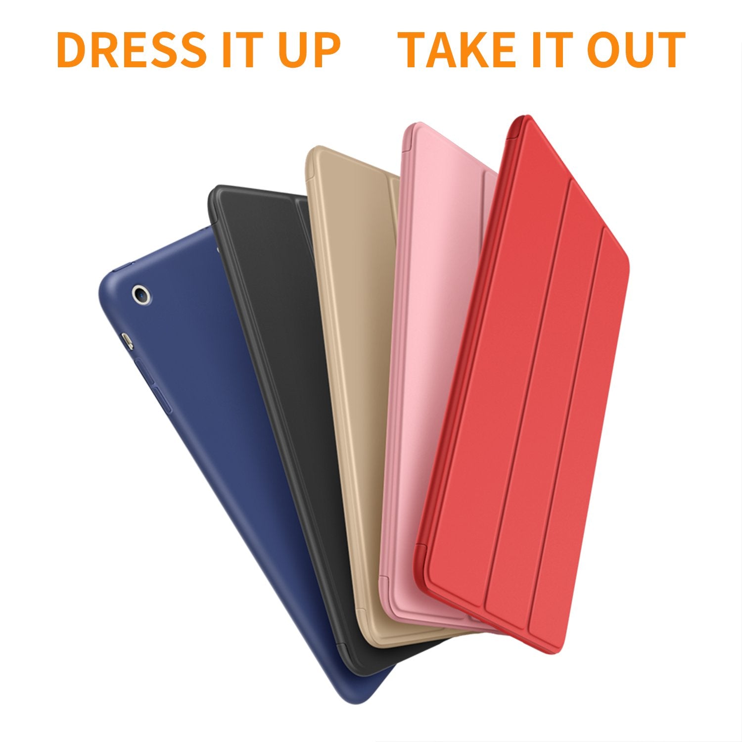 Apple iPad 5th Gen 2017 Leather Shockproof Flip Smart Case Cover