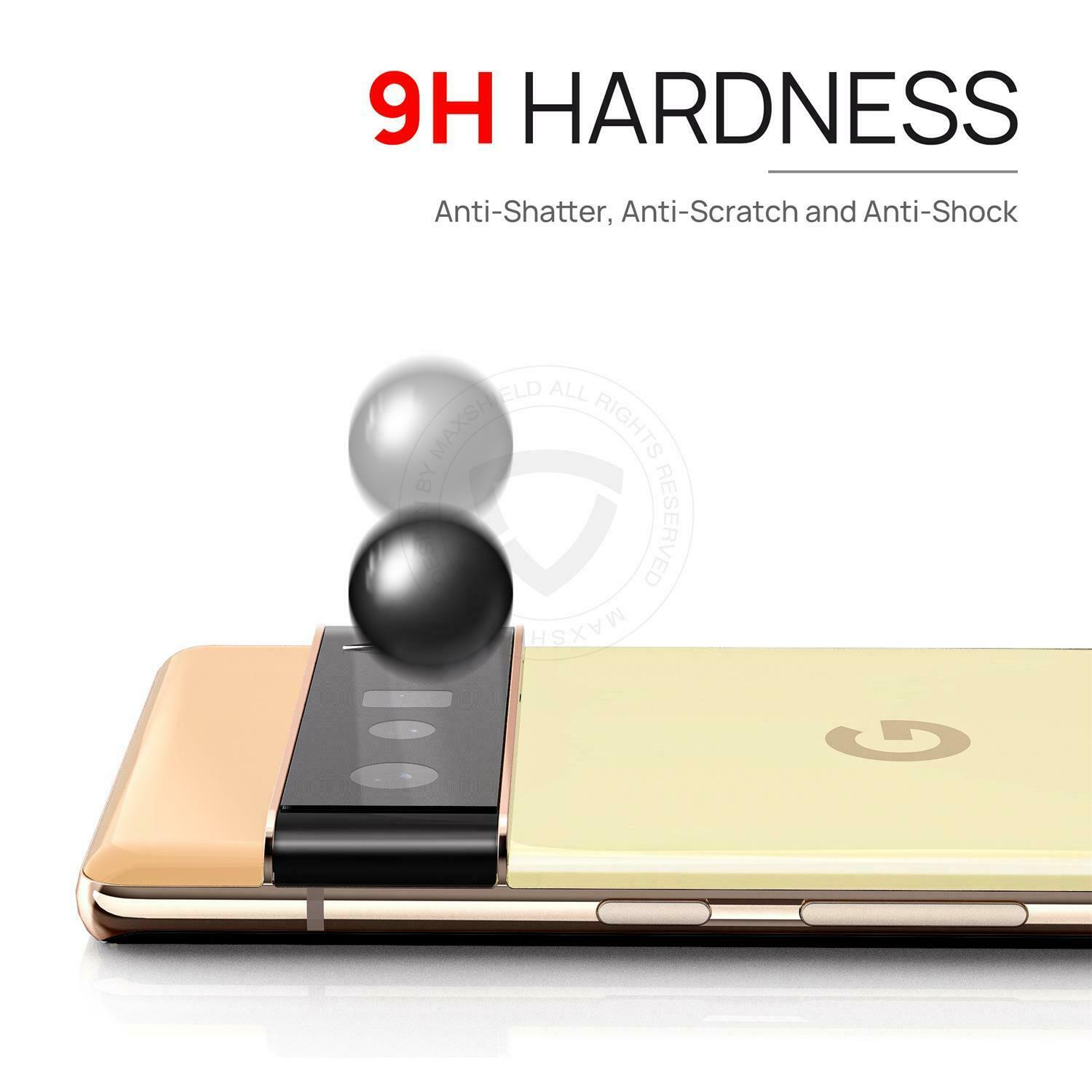 1/2 Pack For Google Pixel 6/6 Pro Tempered Glass Camera Lens Screen Protector