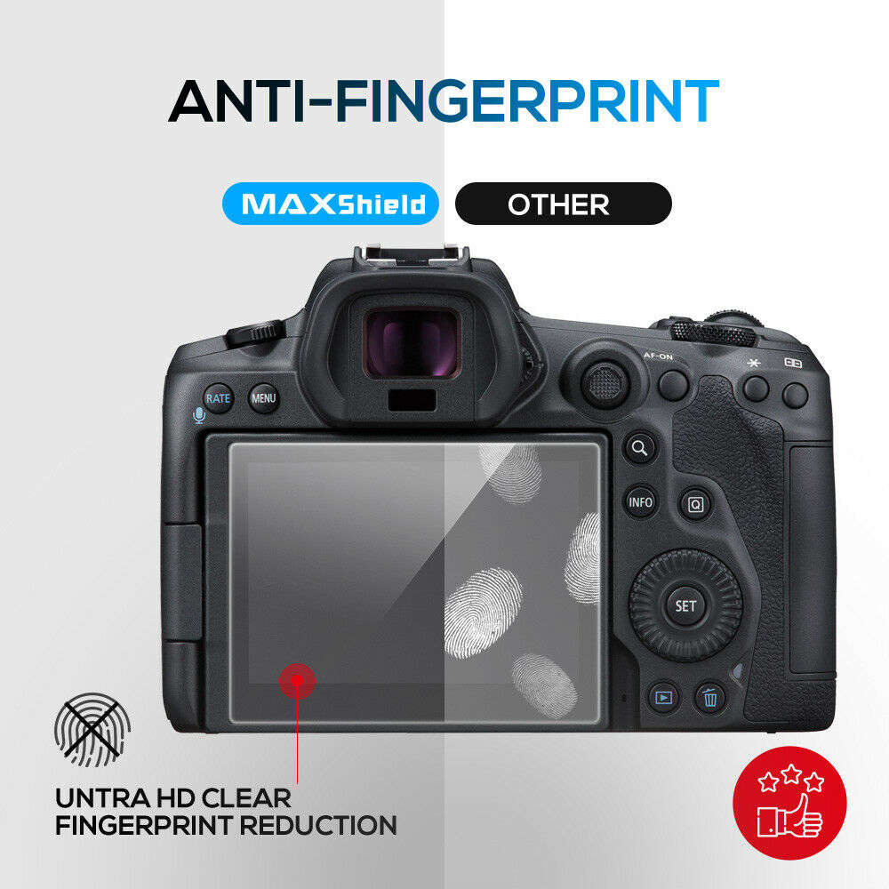 For Canon EOS R6 DSLR Tempered Glass LCD Camera Screen Protector Film 9H