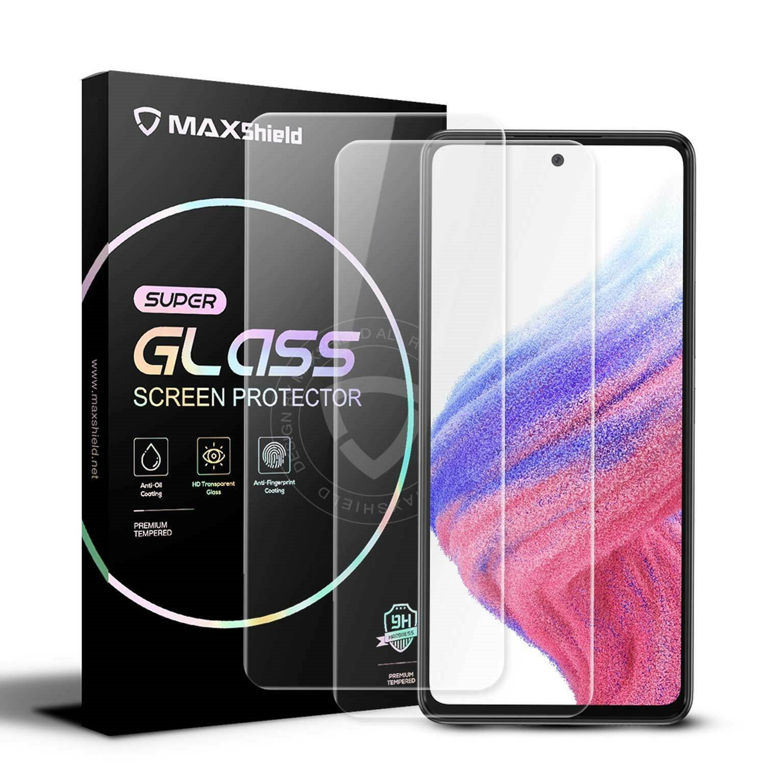 For Samsung Galaxy A53 5G Tempered Glass Full Cover Lens Camera Screen Protector