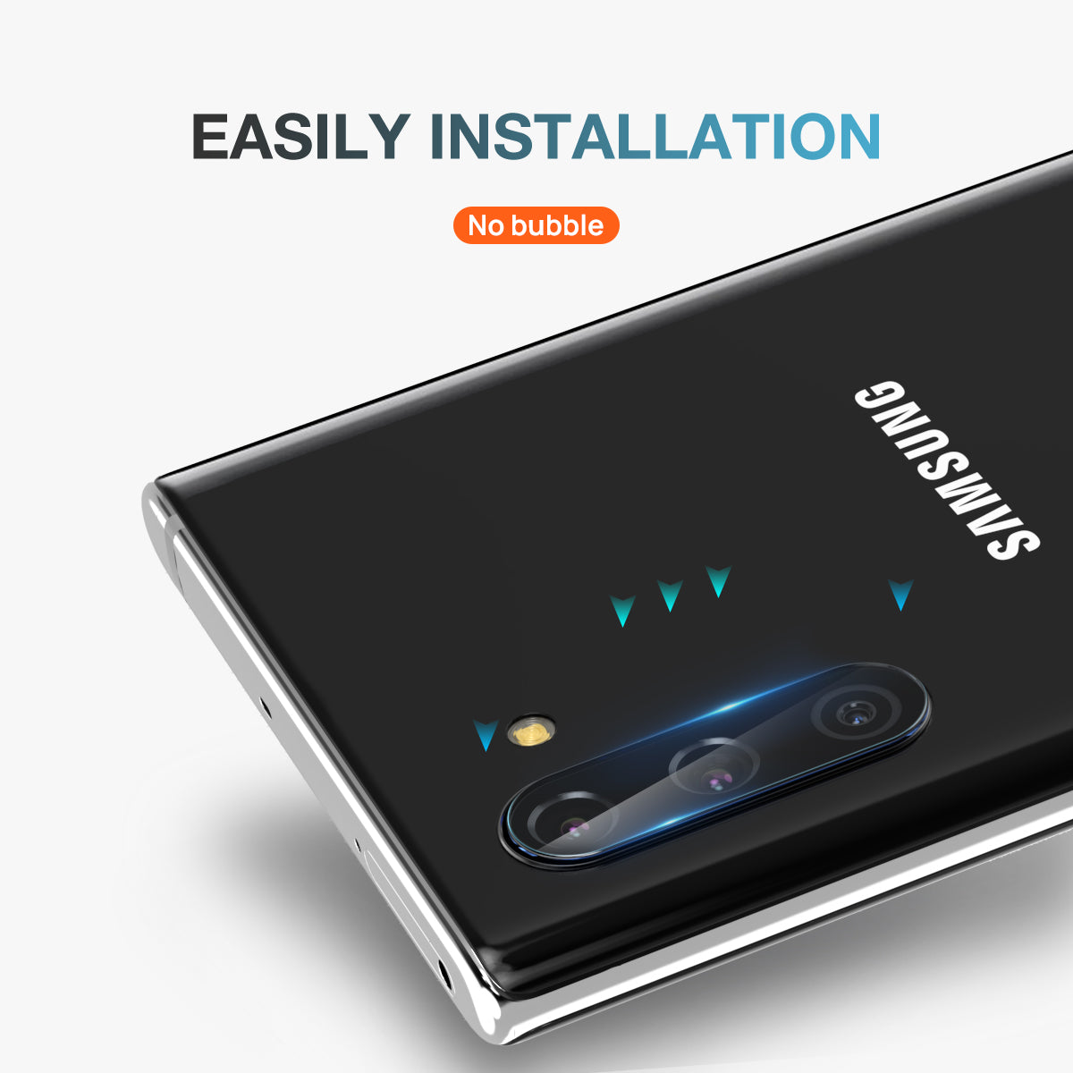 Samsung Galaxy Note 10 Maxshield Back Camera Lens Tempered Glass Protector