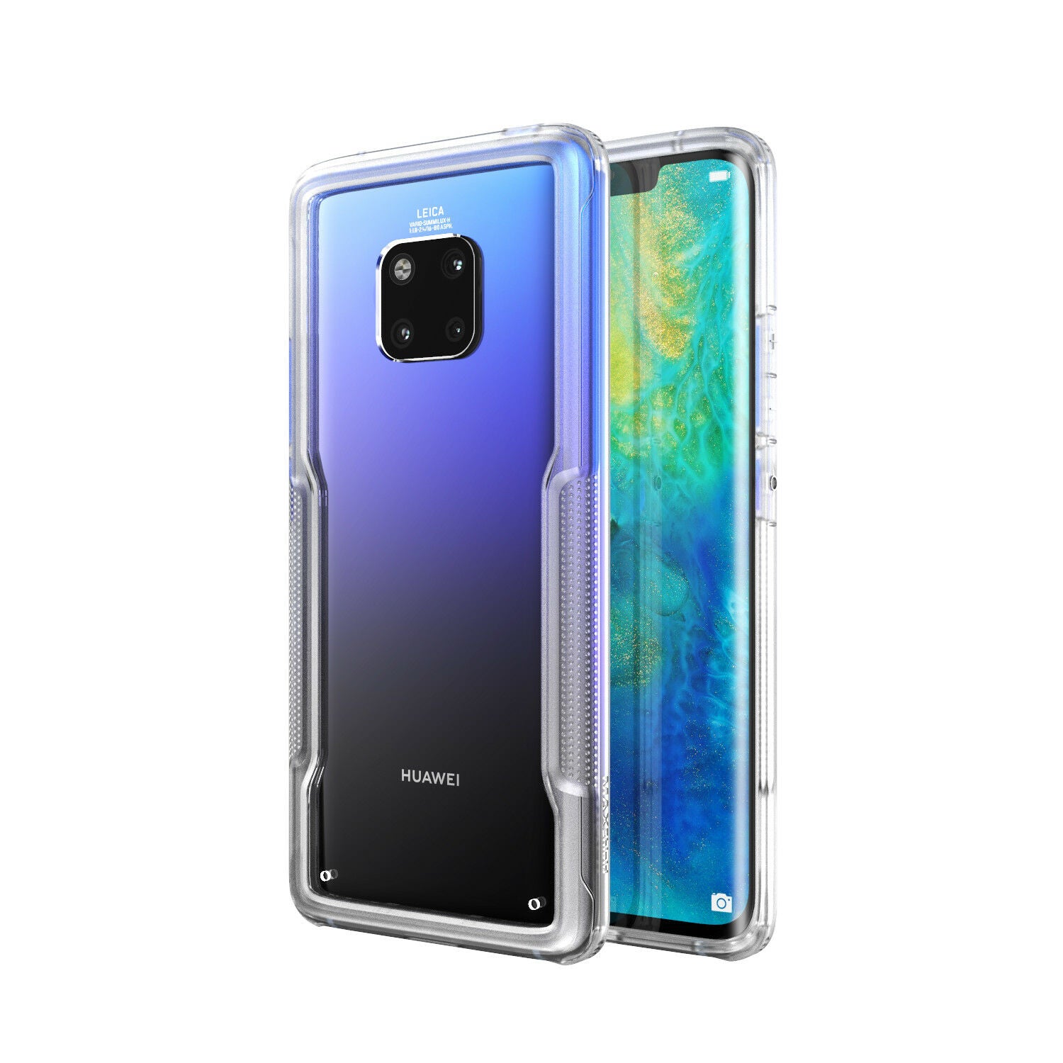 Mate 20 Pro Case Heavy Duty Shockproof Slim Clear Cover for Samsung-Clear