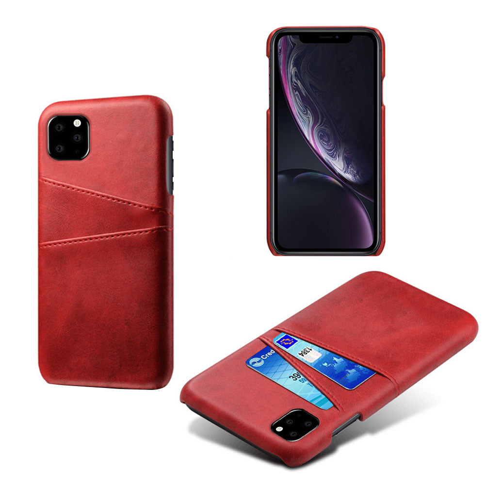 iPhone XI 11 Pro Max Wallet Case Leather Slim Layered Card Slot Cover
