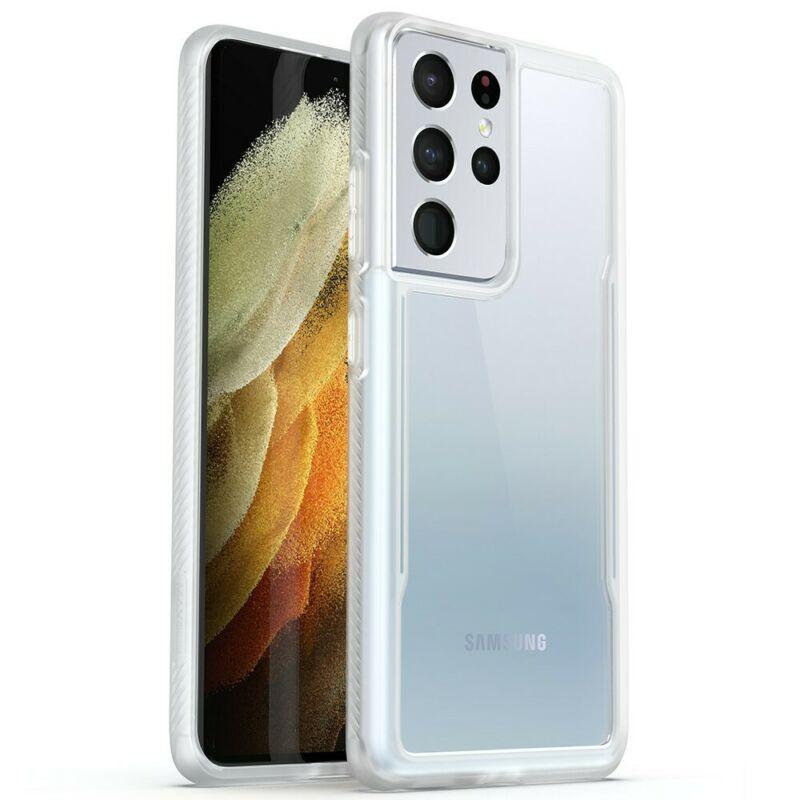 For Samsung Galaxy S21 Ultra 5G Case Heavy Duty Shockproof Clear Slim Cover