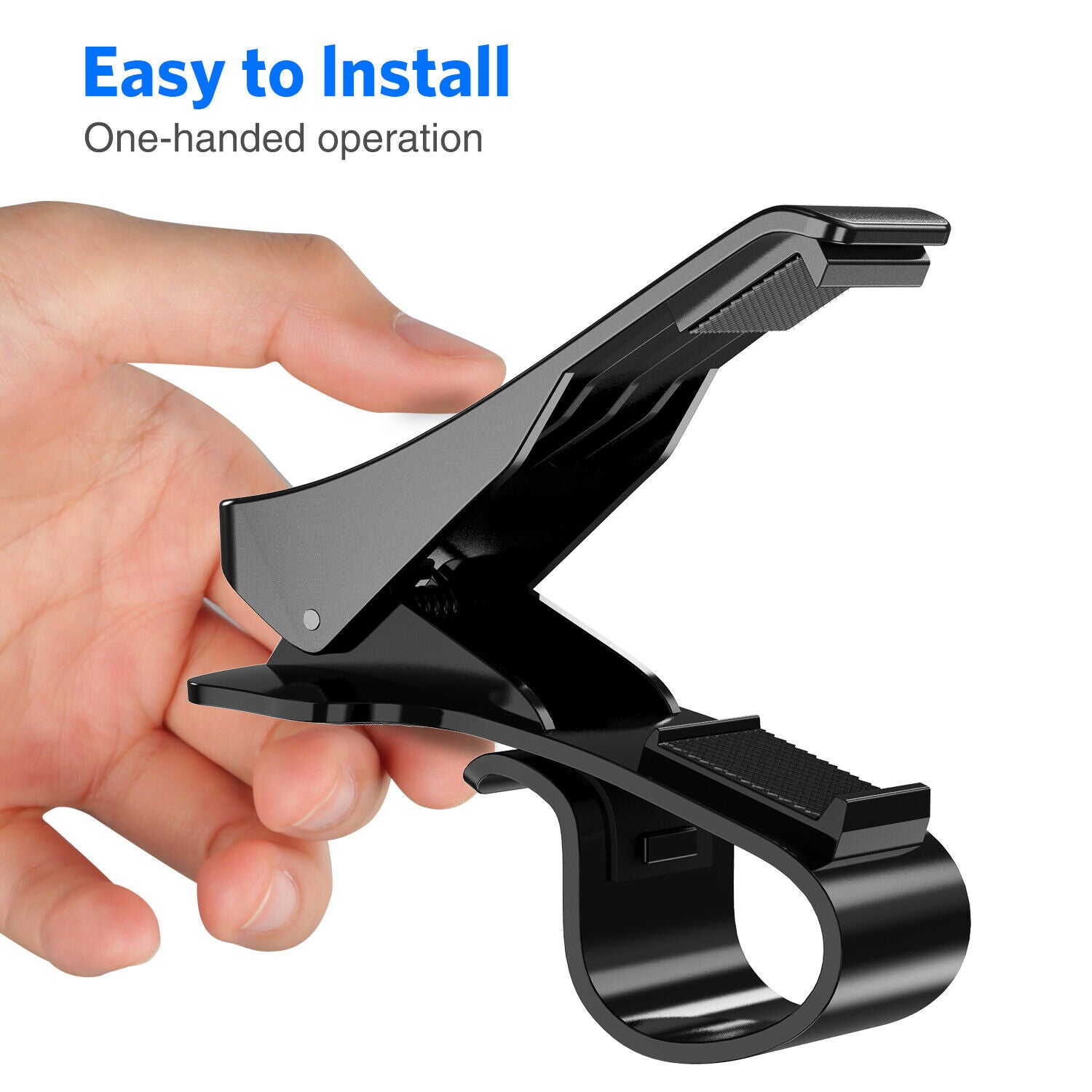 Universal Anti skid Car Phone Holder Clip HUD Design Dashboard Adjustable Mount
