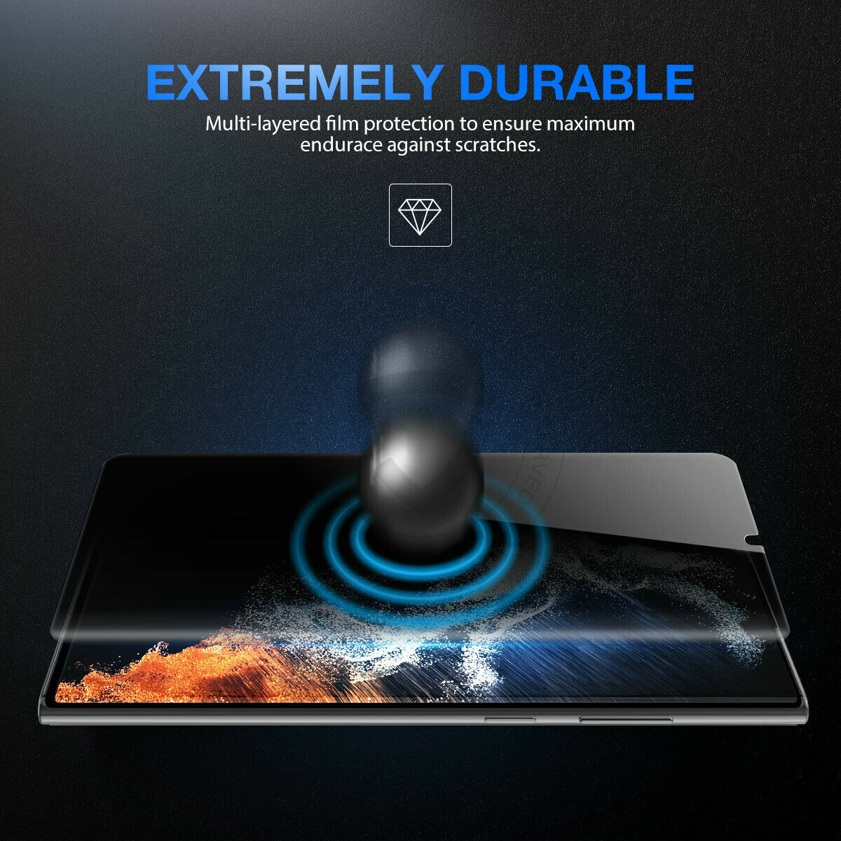 For Samsung Galaxy S22 Plus Ultra 5G Anti Spy Privacy Full Screen Protector Film