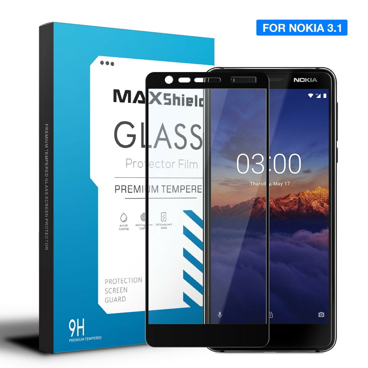 For Nokia 7.2 Full Coverage Tempered Glass Screen Protector