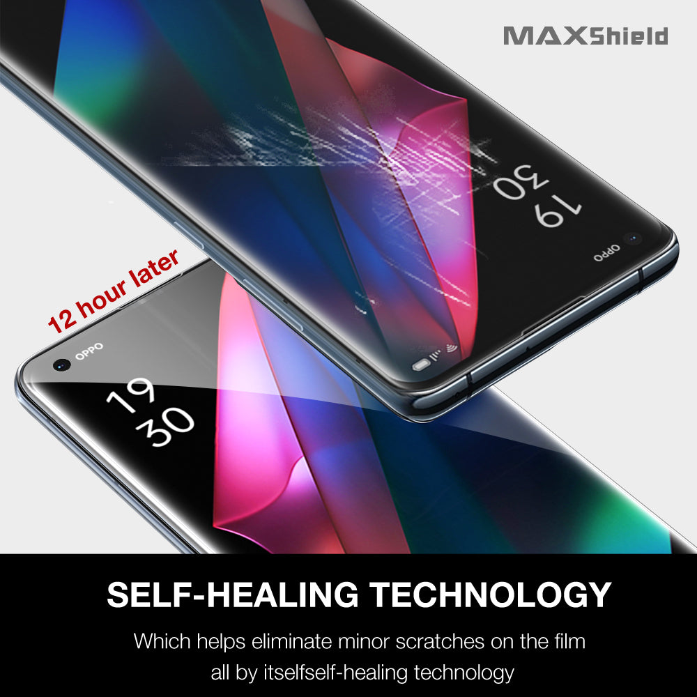 2 Pack MAXSHIELD For OPPO X3 Neo HYDROGEL FLEXIBLE Film Screen Protector